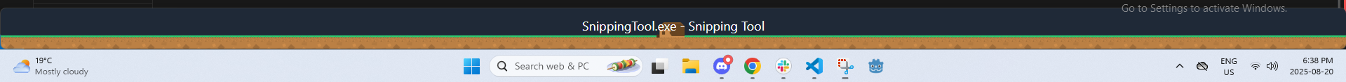 Tray icon screenshot