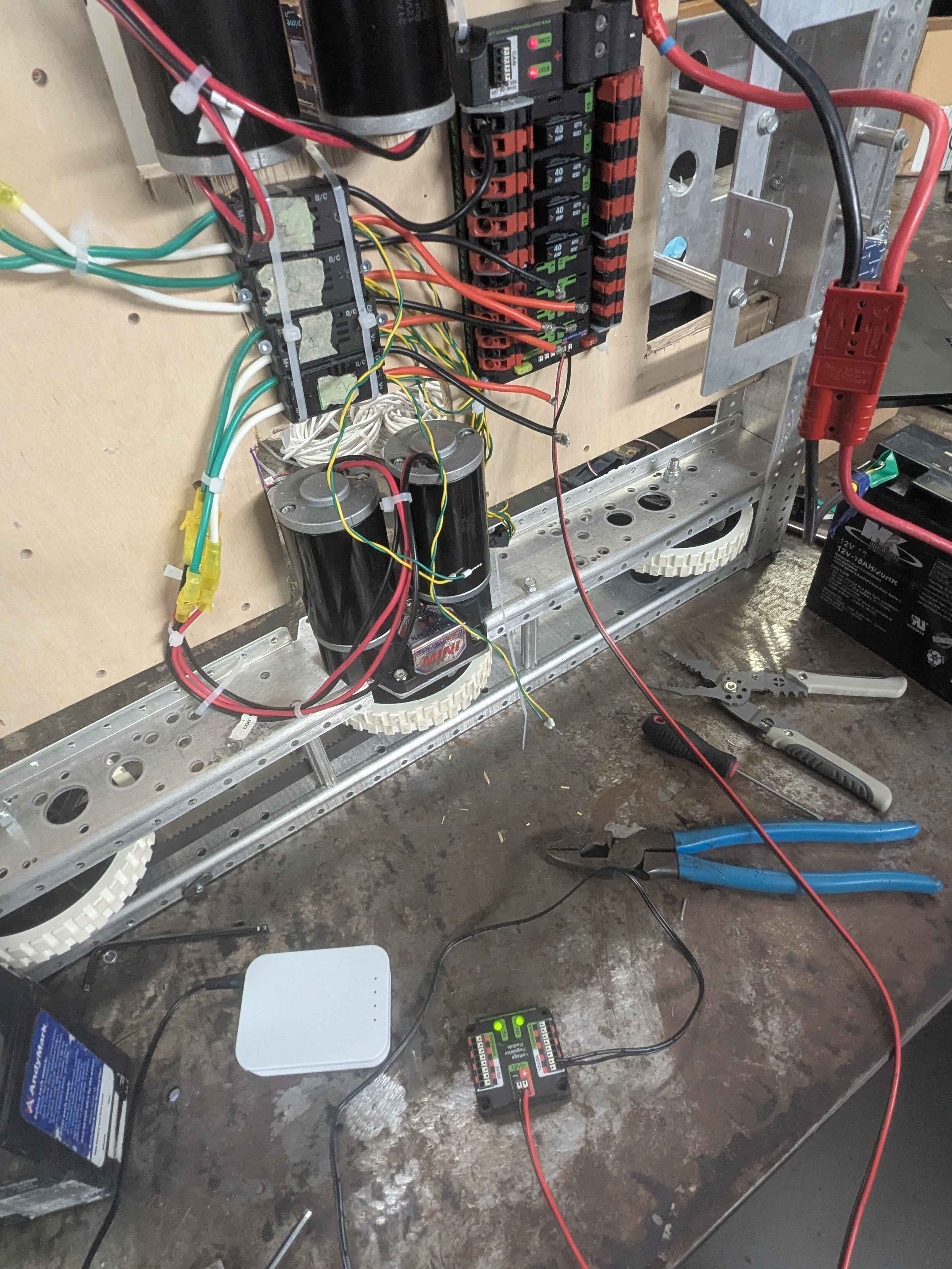 PDP with Red Light Indicating Fault